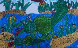 海底世界的鳄鱼是怎么画的（世界上的鳄鱼怎么画）