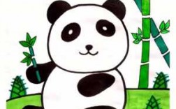熊猫图片怎么画（熊猫图画简单）