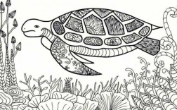 二年级画的海龟怎么画（怎么画海龟的图片?）
