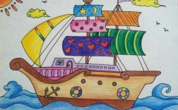 怎么画大海与船（怎么画大海与船的画）