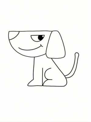 可爱狗怎么画简笔画（可爱狗怎么画简笔画视频）-图1