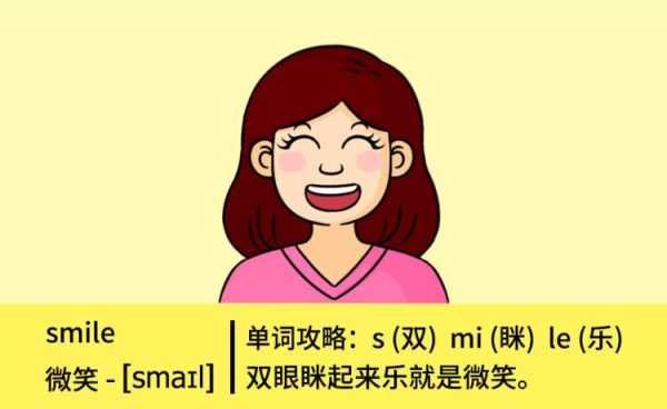 smile和哪个介词搭配（smiles和smile的用法）-图2