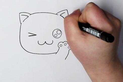 又简单的小猫咪怎么画（简单的小猫咪怎样画）-图2