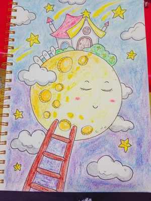 月球怎么画儿童画（月球怎么画 简单漂亮）-图1