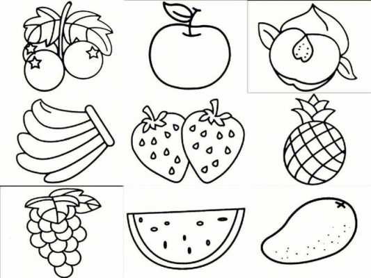 用图表示水果怎么画（画一个水果图）-图1