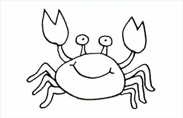 螃蟹手抄报螃蟹螃蟹怎么画（螃蟹手抄报简笔画）-图3