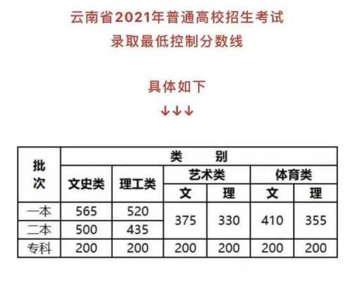 今年云南高考录取分是多少（今年云南的高考分数）-图3